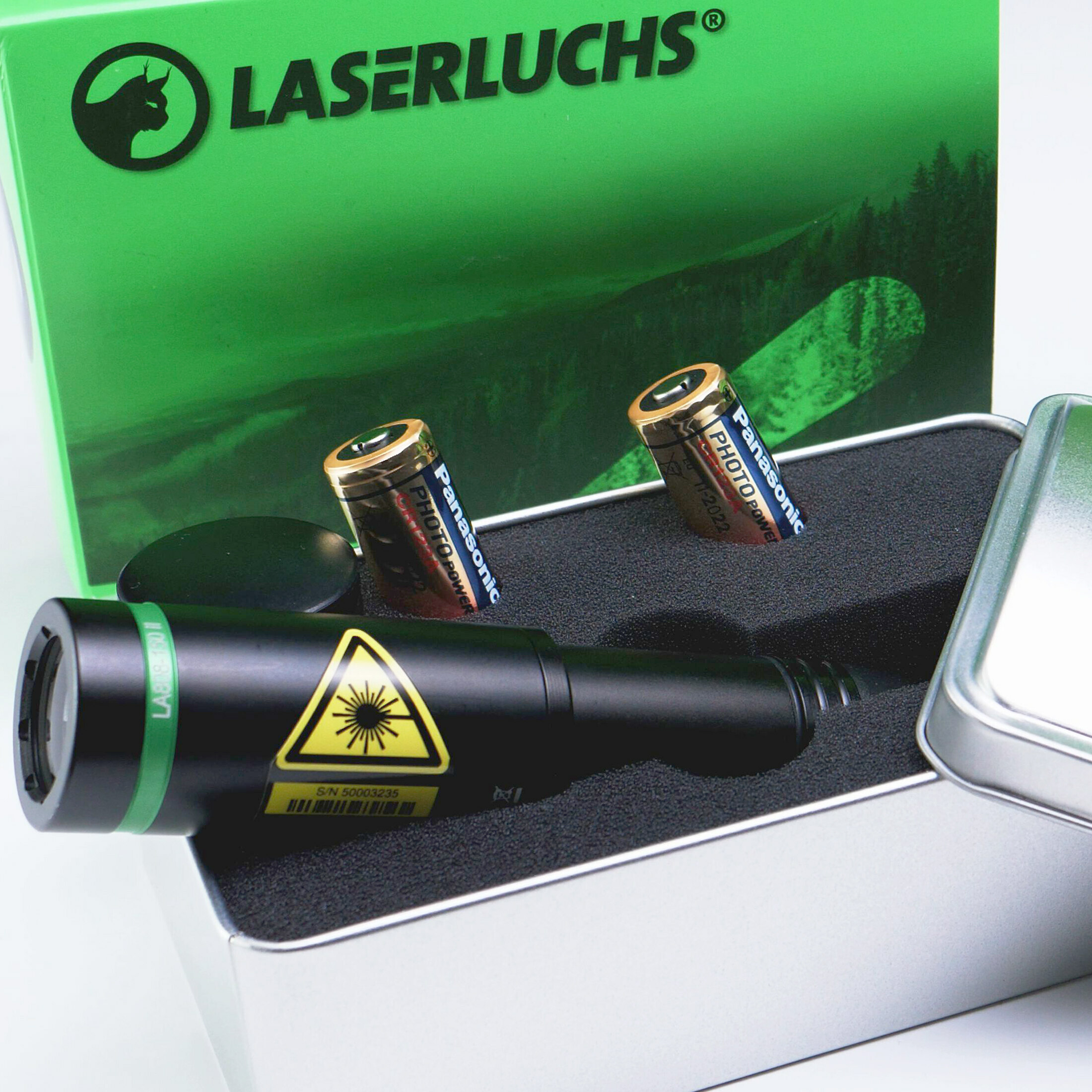 Expander Laser, infrared, 905 nm, 50 mW, Ø30x143 mm, Laser Class 1, Focus adjustable